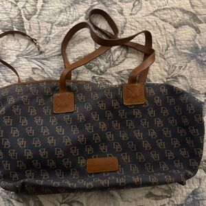 Authentic DOONEY & BOURKE Large Denim Tote Handbag